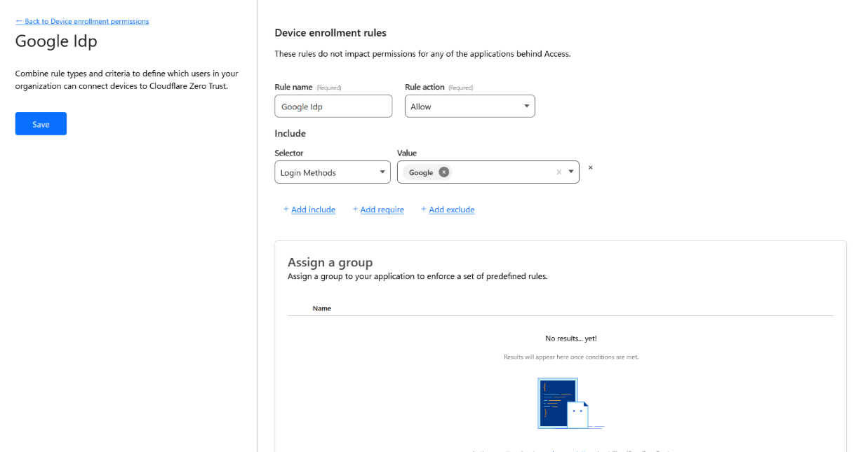 図. Device Enrollment 設定